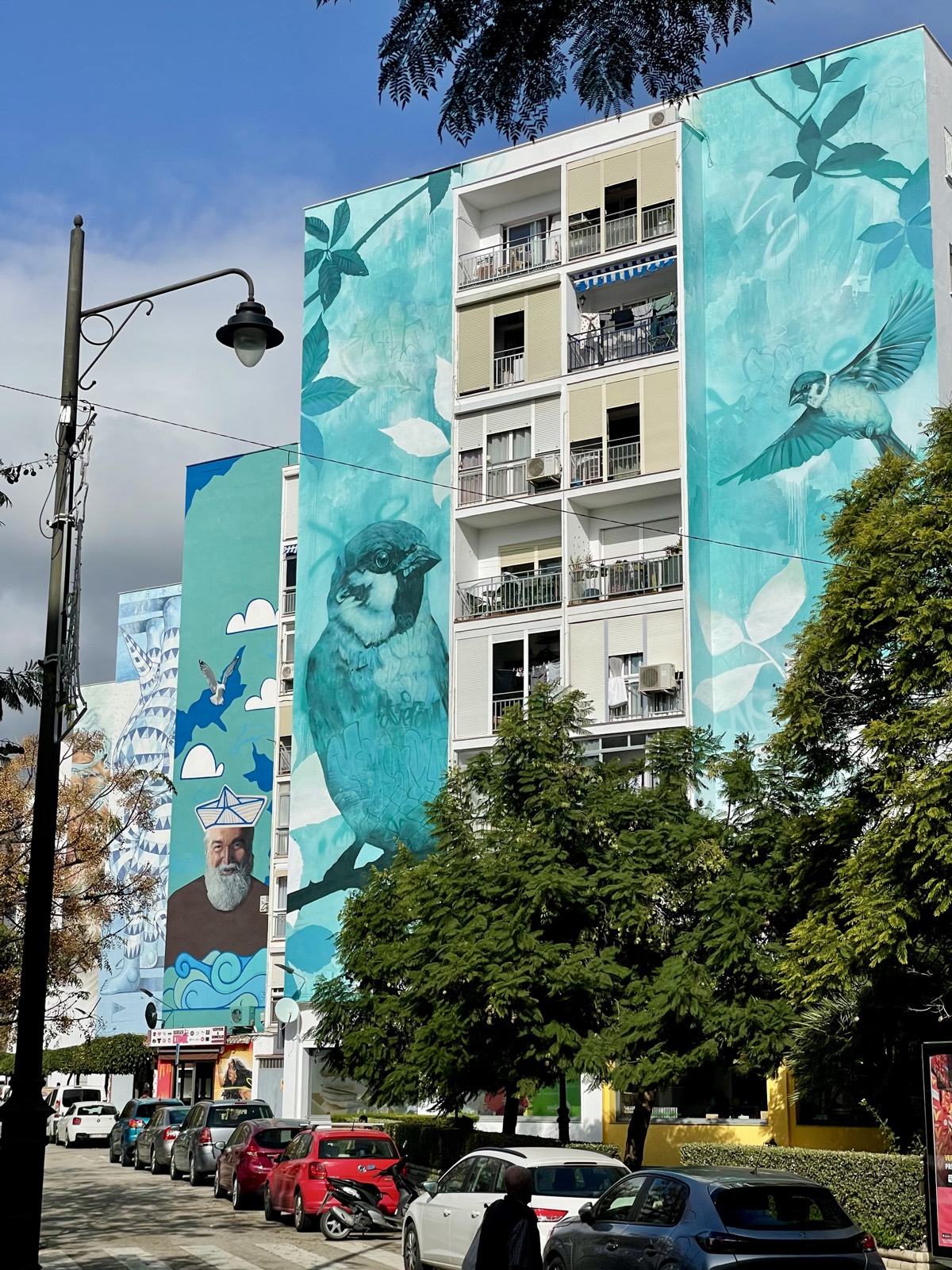 Ruta de los Murales — velkoformátový mural na budově